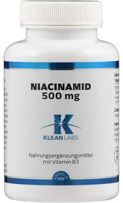 Produktbild von Niacinamid (B3) 500 mg Kapseln, 100 St. Kapseln