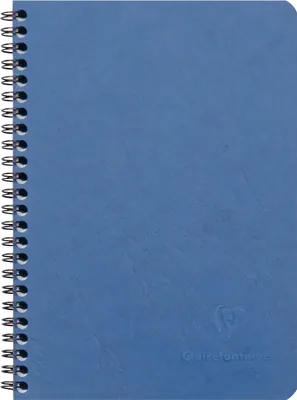 Produktbild von Clairefontaine 5x Spiralbuch Age Bag A5 kariert 50 Blatt - Blau 785324C