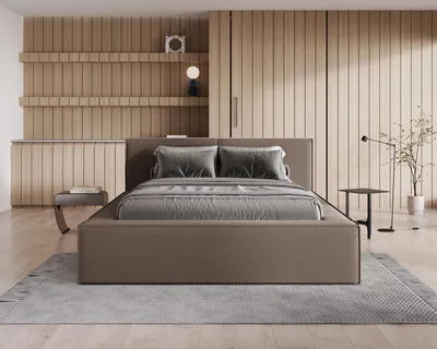 Produktbild von Chilly Polsterbett Lugano Braun 180x200cm mit Stauraum - modernes Design