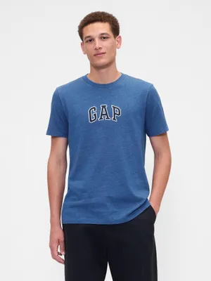 Produktbild von GAP T-Shirt mit Logo, 100% Baumwolle, Dunkelblau, Rundhals, Kurzarm, Größe XXL