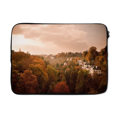 Produktbild von MuchoWow® Laptop Hülle 13 Zoll Herbst in Luxemburg Laptoptasche - Laptophülle - Sleeve - Rundumschutz