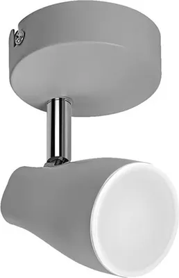 Produktbild von Ledvance LED Deckenleuchte Wandlampe Spot Pear Grau 4,3W GU10 210lm warmweiß 2700K schwenkbar