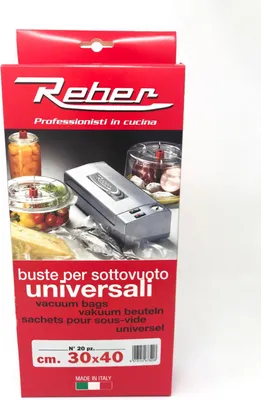 Produktbild von Reber 6732 N, Vakuumtasche, Transparent, 20 Stück(e), 300 x 400 mm