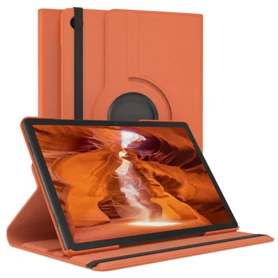 Produktbild von EAZY CASE - Tablet Hülle für Samsung Galaxy Tab A9 Plus Schutzhülle, Tablet Case 360° drehbar in Orange