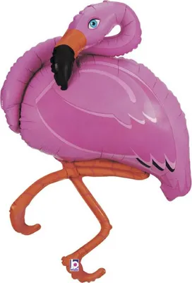 Produktbild von 48" Shape Folienballon "Flamingo" | 122 cm