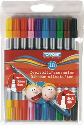 Produktbild von Stylex 66565, 10 Farben, 2 mm, 3 mm, Junge/Mädchen, 10 Stück(e)