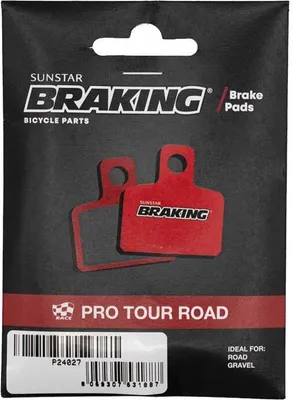 Produktbild von Braking Race Pro Tour Sram Red Etap Axs/force Etap Axs Sinterbremsbeläge Rot  Rot One Size