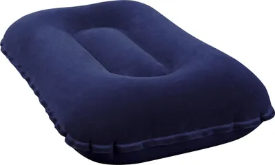 Obrázok produktu pre BESTWAY 67121 Cestovný nafukovací velúrový vankúš tmavomodrý