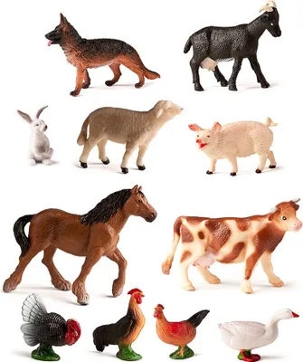 Produktbild von Miniland Tierfiguren Bauernhof 11 Einheiten Mehrfarbig  Mehrfarbig One Size