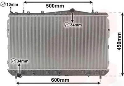 Produktbild von Van Wezel Kühler, Motorkühlung