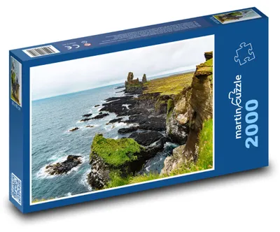 Obrázek produktu pro Puzzle 2000 Pobřeží s útesy a mořem - martinpuzzle