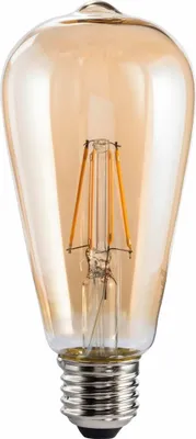 Immagine prodotto di Filamento LED, E27, 685lm sostituisce 53W, lampada vintage, dimmerabile, ambra bianco caldo (00112876)