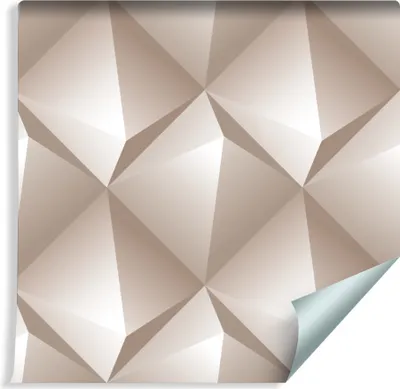 Zdjęcie produktu dla Tapeta Dekoracja Ścienna Do Salonu Abstrakcyjny Wzór GEOMETRYCZNY z modnym efektem 3D