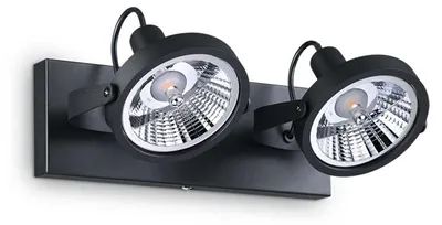 Obrázok produktu pre Moderné stropné svetlo Glim Metal Black 2X10W Gu10 3000K Warm Light
