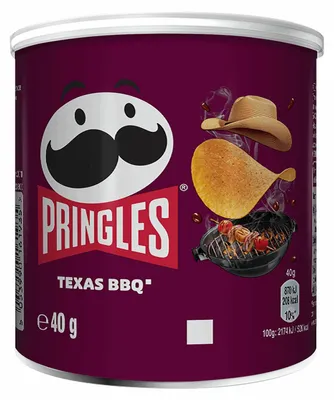 Produktbild von Pringles - Texas BBQ - 12x 40g