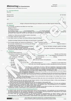 Image de BRUNNEN 1025203 Formulaire "Contrat de location pour locaux commerciaux" A4