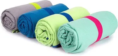 Produktbild von Mikrofaser-Handtuch Schnelltrocknend, Kompakt, Leicht - 90 x 180 cm, Türkis