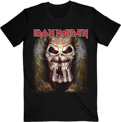 Zdjęcie produktu dla Iron Maiden Eddie Candle Finger Black L Koszulka