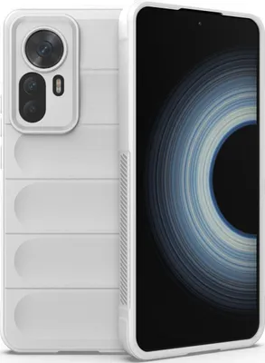 Produktbild von Mobigear Bumpy  Xiaomi 12T Hülle Flexibles TPU Backcover - Weiß