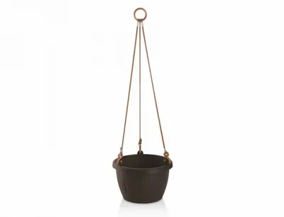 Obrázek produktu pro Marina závěsný květináč hnědá průměr 20 cm