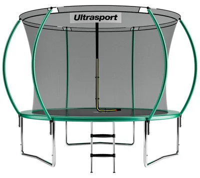 Productafbeelding van Tuintrampoline Ø 384 cm - Complete set - Met veiligheidsnet en ladder
