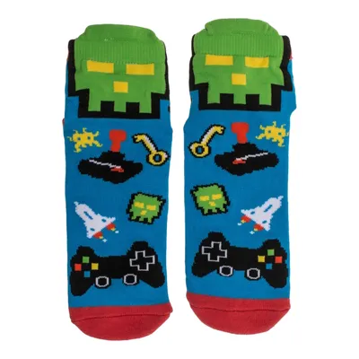 Produktbild von Socken Game Over Zocken Strumpf mit ABS-Sohle in 36-45 im Paar
