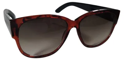 Braun getigerte Designer Damen-Sonnenbrille