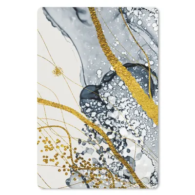 Produktbild von MuchoWow® Mauspad Mousepad Abstrakt - Gold - Natur - Kunst 40x60 cm - Mousepads - Maus Mat - Pad - Mausunterlage - Schreibtisch Accesoire - Schulsachen