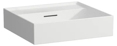 Produktbild von Waschtisch KARTELL 500x460mm unterbauf m ÜL o HL weiß matt