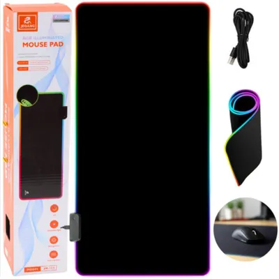 Produktbild von Leantoys Tastatur-Mauspad mit LED-Beleuchtung 40x90cm