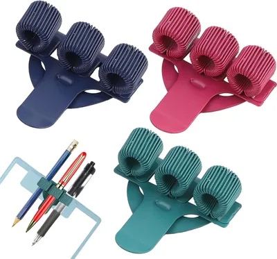 Produktbild von Penhalter aus Edelstahl, 3 Stück, verstellbar, für die Kasacktasche
