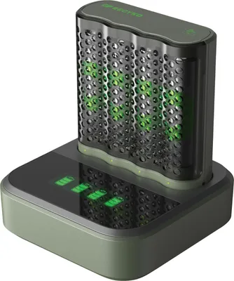 Produktbild von GP Battery M452D 4-Port inkl. Dockingstation Akku-Schnellladegerät Akkus - Ladegerät - Nickel-Metallhydrid (NiMH)