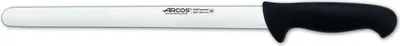 Produktbild von Wurstmesser Arcos Farbe - Prof  293425  in Edelstahl Nitrum und mango ergonomische schwarze Polypropylenklinge und 30 cm Klinge, Vitrine