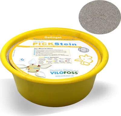 Produktbild von Vilofoss Pickstein HART 10 kg Pickschale Geflügel Vilomix Vilolith Hühner Puten