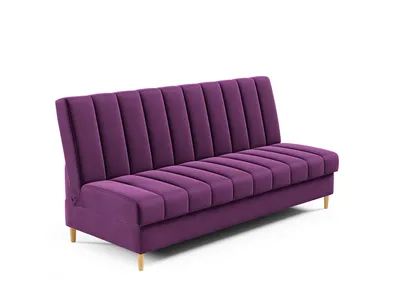 Produktbild von Schlafsofa MIKO, moderne Polsterbank mit Schlaffunktion, Sofa mit Bettkasten, hohe Holzbeine, Wellenfederung, Kronos 03