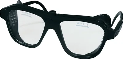 Produktbild von Schutzbrille EN 166 Bügel schwarz,Scheibe klar Nylon,Glas