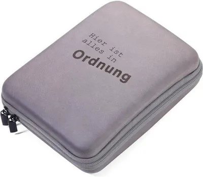 Produktbild von Famanu Organizer Tasche für Kabel und Zubehör - Schwarz