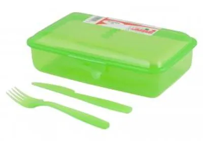 Zdjęcie produktu dla Kosmoplast – pojemnik na lunch z przyborami
