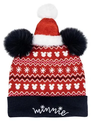 Obrázek produktu pro Dětská čepice Disney Minnie Christmas – vánoční kouzlo pro malé fanoušky