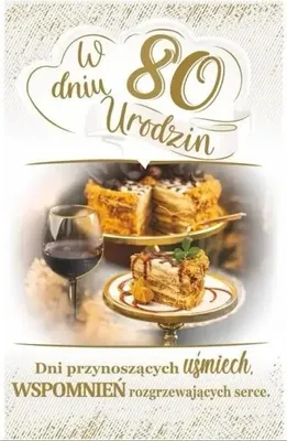 Obrázok produktu pre Blahoželanie k 80. narodeninám – AbCard
