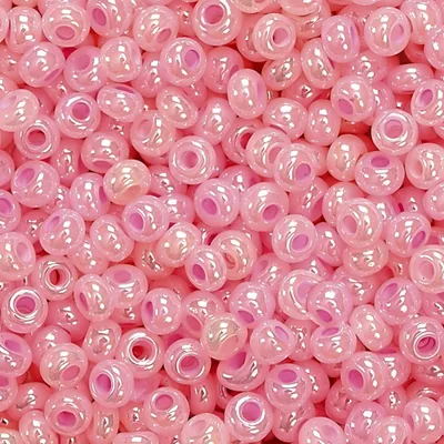 Produktbild von KNORR PRANDELL 216104223 Böhmische Rocailles Ø 25 mm Glas rosa