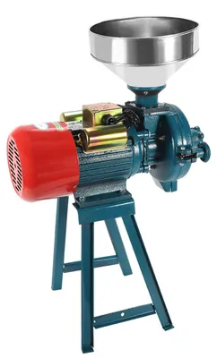 Produktbild von 2200W elektrische Getreidemühle - gewerbliche Mais- und Weizenmühle - 54 kg/h - 1400 U/min - 150 mm Scheibe - 58×43×27 cm