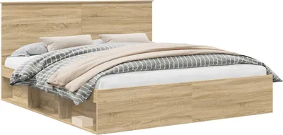 Immagine prodotto di vidaXL Struttura letto Sonoma 180 x 200 cm in legno di pino massiccio