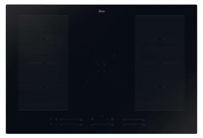 Image de Hoover H-HOB 700 INDUCTION HIFS85MCTT/1, Noir, Encastrable, 77 cm, Table de cuisson à induction avec zones, Vitrocéramique, 5 zones/zones