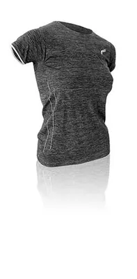 Produktbild von F-Lite Damen Funktionsshirt T-Shirt ML140 Melange schwarz S34/36