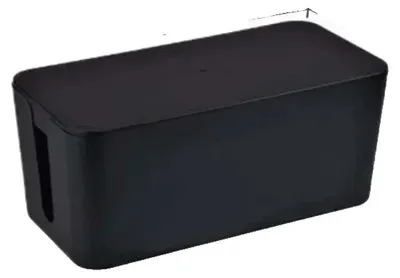 Produktbild von Kabelorganisator, langlebiger Kunststoff, platzsparendes Design, schwarz-m