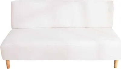 Produktbild von Einfarbiger Stretch-Sofabezug, Sofa-Handtuchbezug, vollständiger Bezug für armlose Klappsofas, Bettbezug