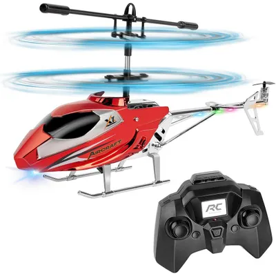 Produktbild von Ferngesteuerte Hubschrauber RC-Helikopter RC-Flugzeuge Hubschrauber 2.4G Ferngesteuerter RC-Hubschrauber mit LED-Licht für Jungen Erwachsene