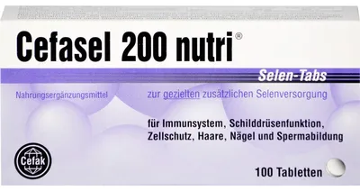 Image de Cefasel 200 nutri Sélénium en comprimés, 100 comprimés