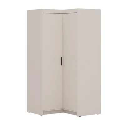 Produktbild von AX LIVING Schrank Modern Eckschrank Beige Storicos 97,8 x190,5 x97,8cm